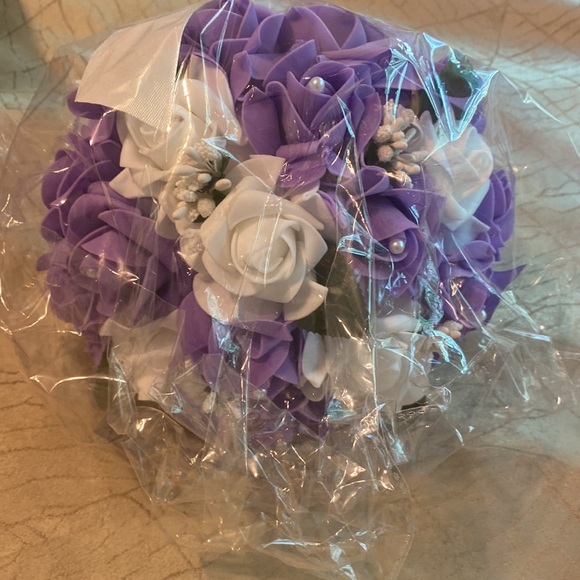 Wedding dress plus size for sale with all the accessories and bridesmaids dk pur - Picture 6 of 10